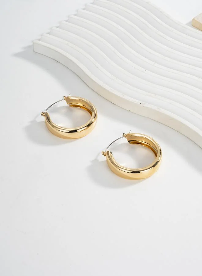 Take Two Women Plain Hoop Earrings